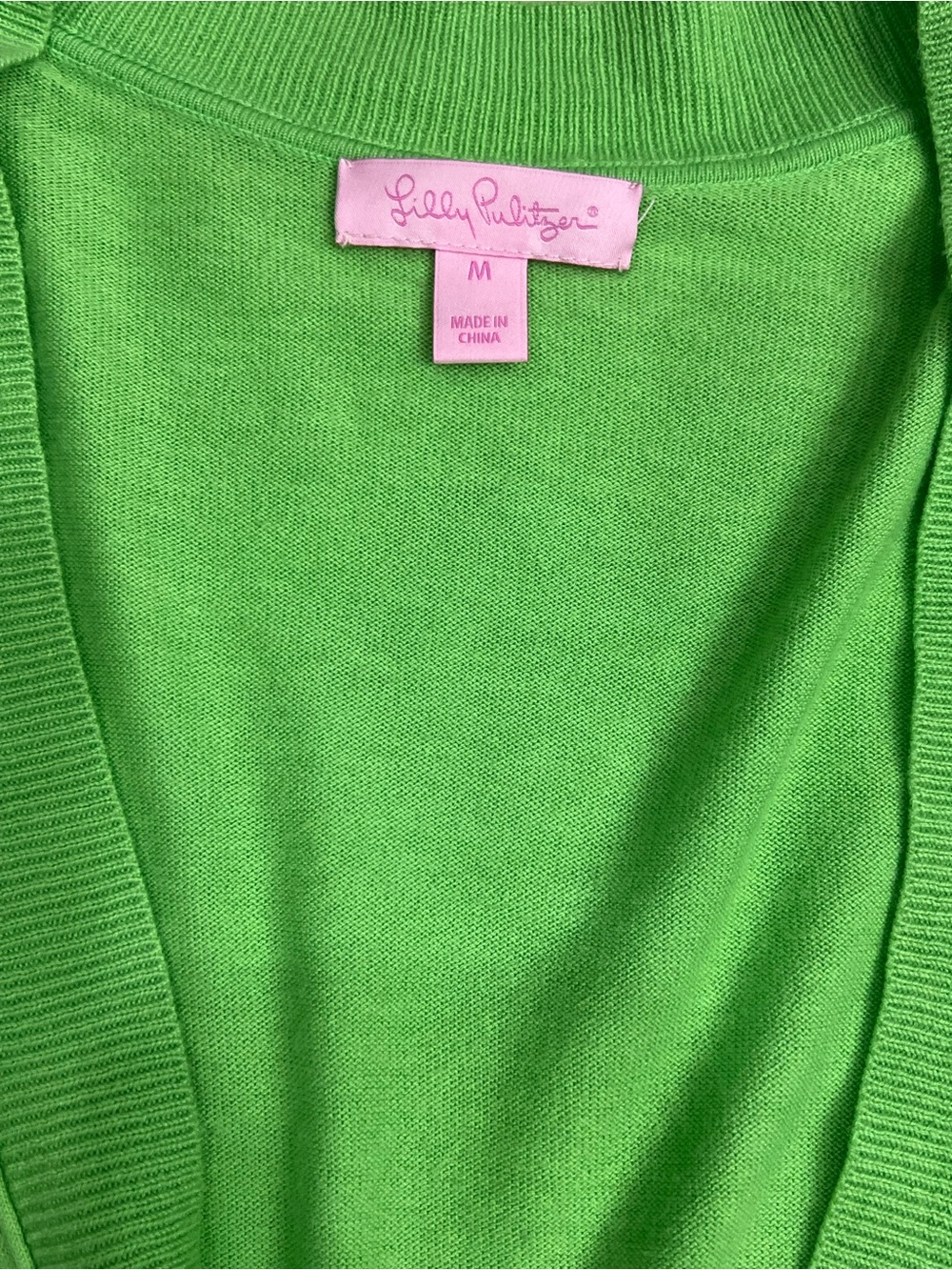 Lilly Pulitzer Heidi Long Cardigan Women's size M - Green - Picture 3 of 6
